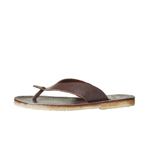 Black Brown Duckfeet Aero Men's Sandals | JYV9724QY