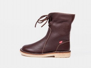 Black Brown Duckfeet Arhus Women's Boots | EDU2470UJ