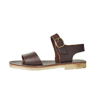 Black Brown Duckfeet Lokken Women's Sandals | YPU655ML