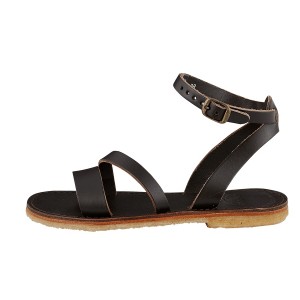 Black Brown Duckfeet Skaerbaek Women's Sandals | JGZ5649VV