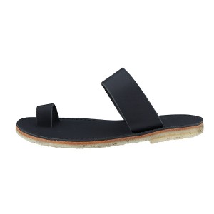 Black Duckfeet Laeso Men's Sandals | QYF28BH