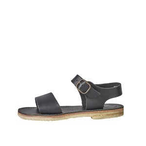 Black Duckfeet Lokken Women's Sandals | EJW4759KT