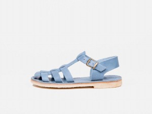 Blue Duckfeet Ringkobing Men's Sandals | FLH3931HY