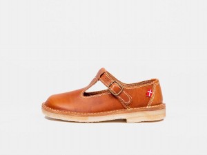 Brown Duckfeet Lolland Women's Mary Jane Shoes | PUA8195RM