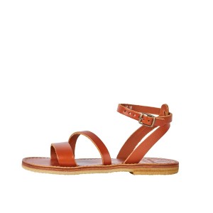 Brown Duckfeet Skaerbaek Women's Sandals | VHC5384XZ