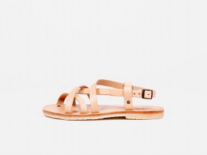 Cream White Duckfeet Bornholm Men's Sandals | ZND1857MI