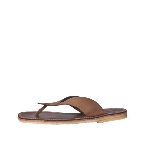 Dark Brown Duckfeet Aero Men's Sandals | OWX6264AY