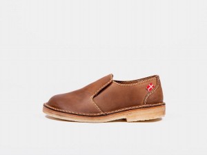 Dark Brown Duckfeet Falster Men's Loafers | POJ1085UO