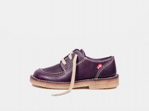 Dark Purple Duckfeet Fyn Men's Lace Up Shoes | MRZ580OB