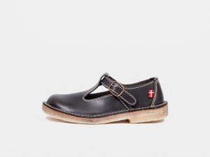 Grey Black Duckfeet Lolland Women's Mary Jane Shoes | MAY7241MN