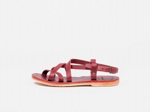 Red Duckfeet Bornholm Men's Sandals | CKU6318RM