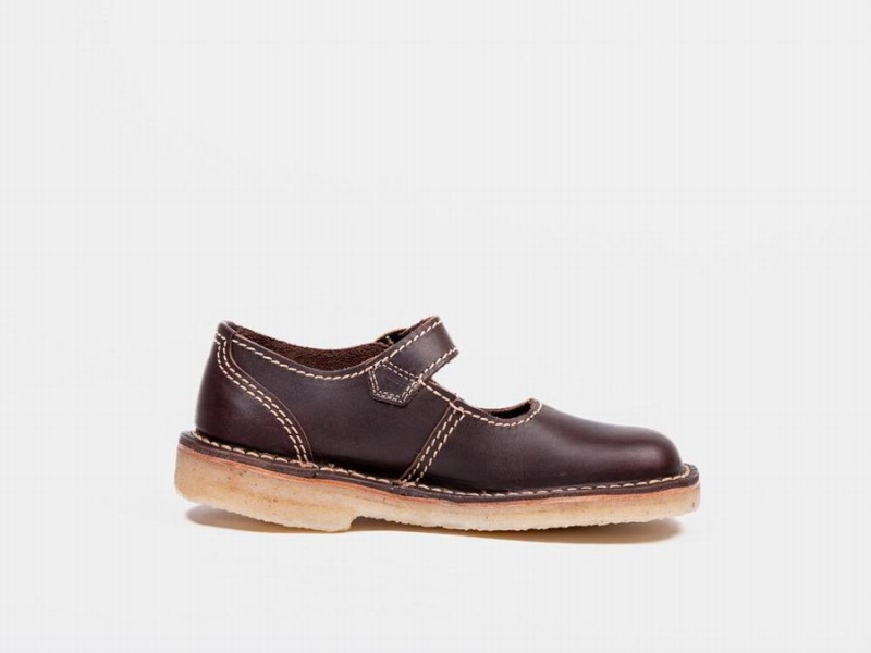 Black Brown Duckfeet Himmerland Women's Mary Jane Shoes | YDL1576CB