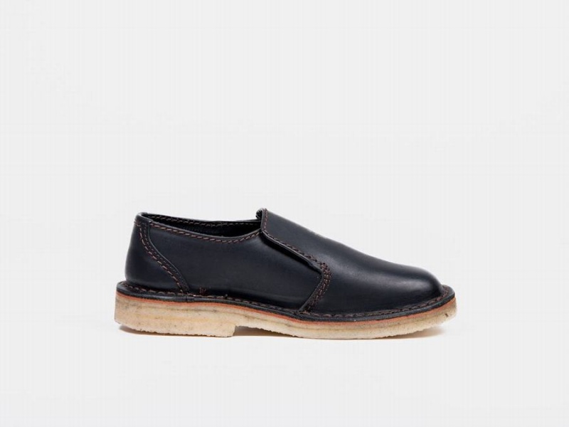 Black Duckfeet Falster Men's Loafers | SON7627BH