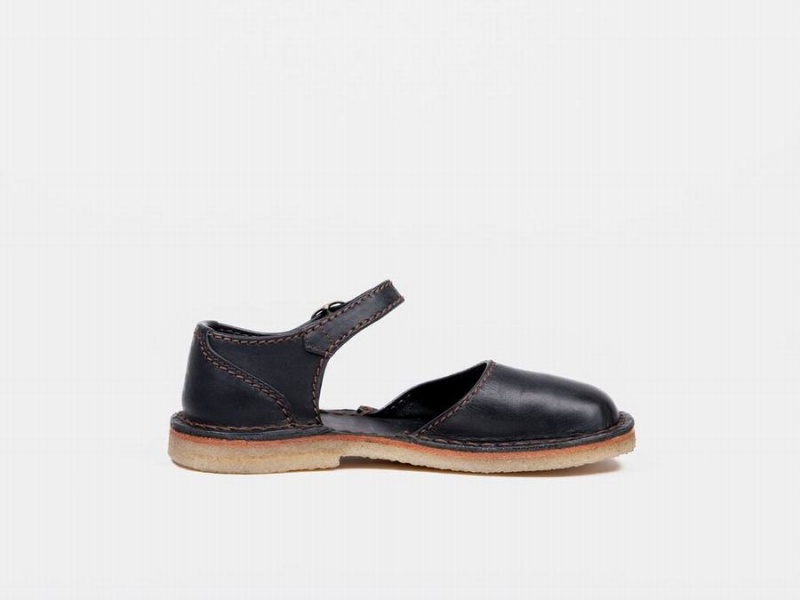 Black Duckfeet Mols Women's Mary Jane Shoes | WIA7495WU