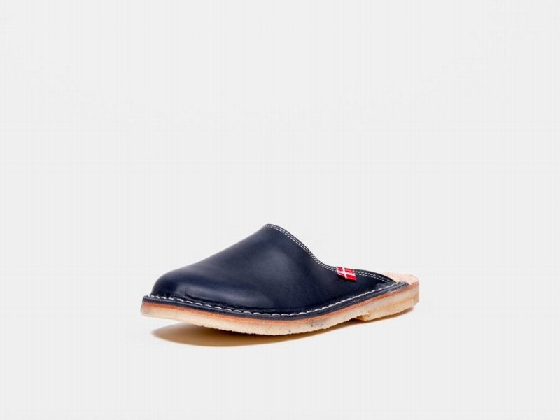 Blue Duckfeet Blavand Men's Slippers | KMA4169MT