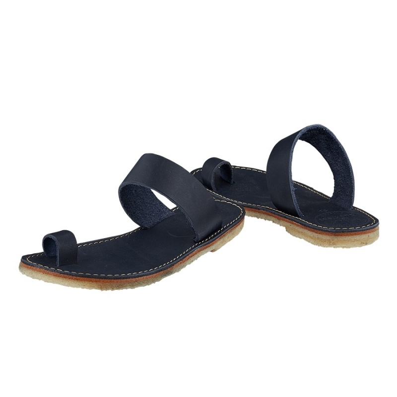 Blue Duckfeet Laeso Men's Sandals | FFU723DP