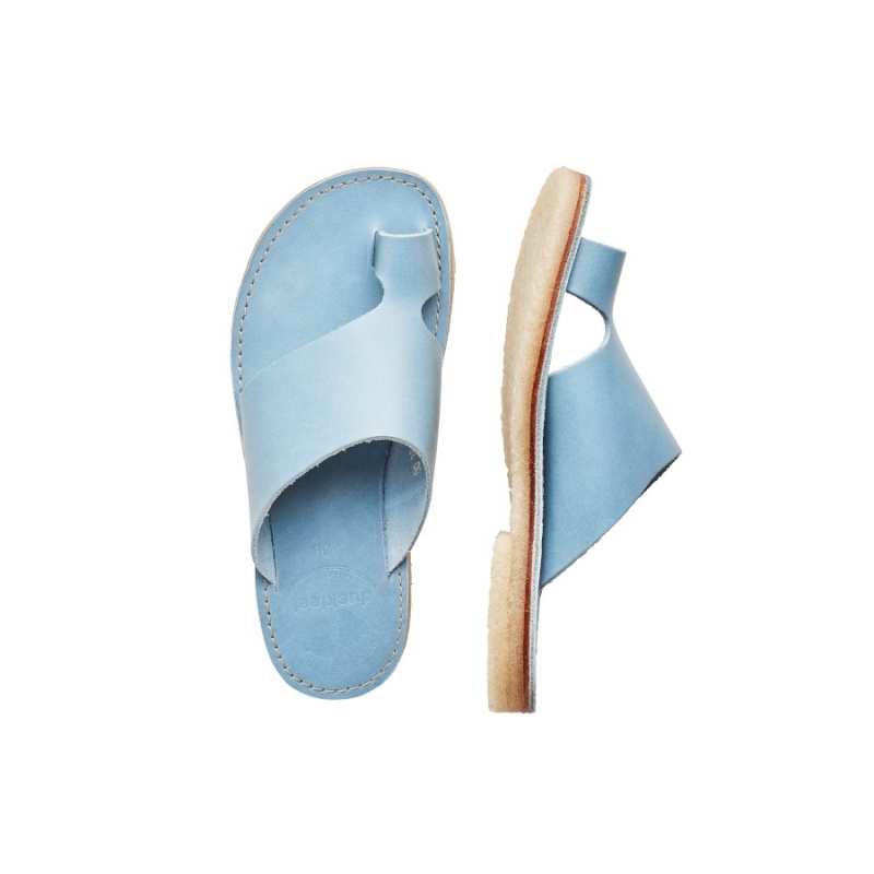 Blue Duckfeet Mando Men's Sandals | LYU133VQ