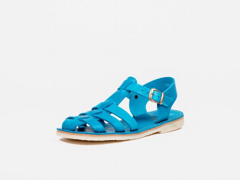 Blue Duckfeet Ringkobing Men's Sandals | EQL1335BZ