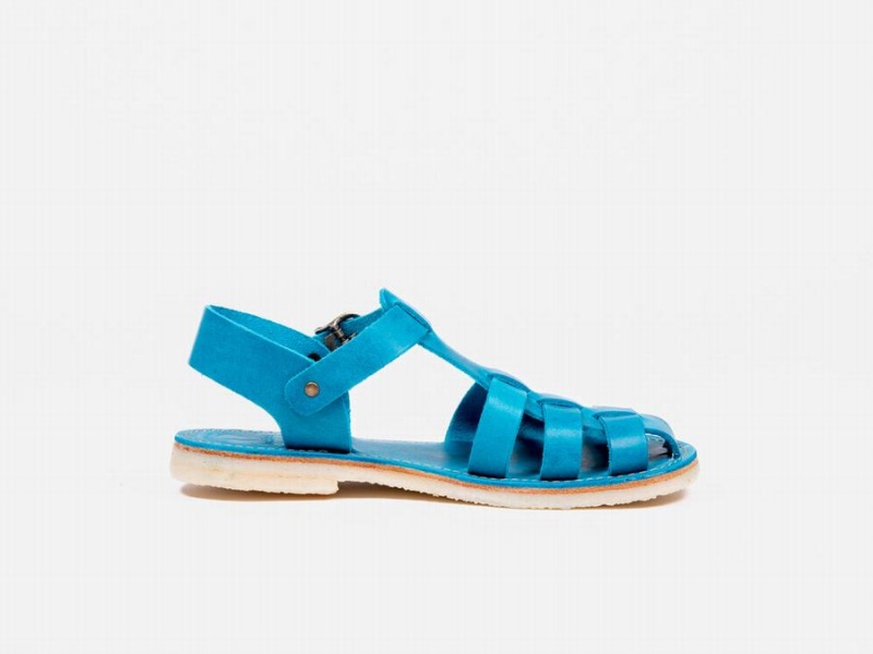 Blue Duckfeet Ringkobing Men's Sandals | EQL1335BZ