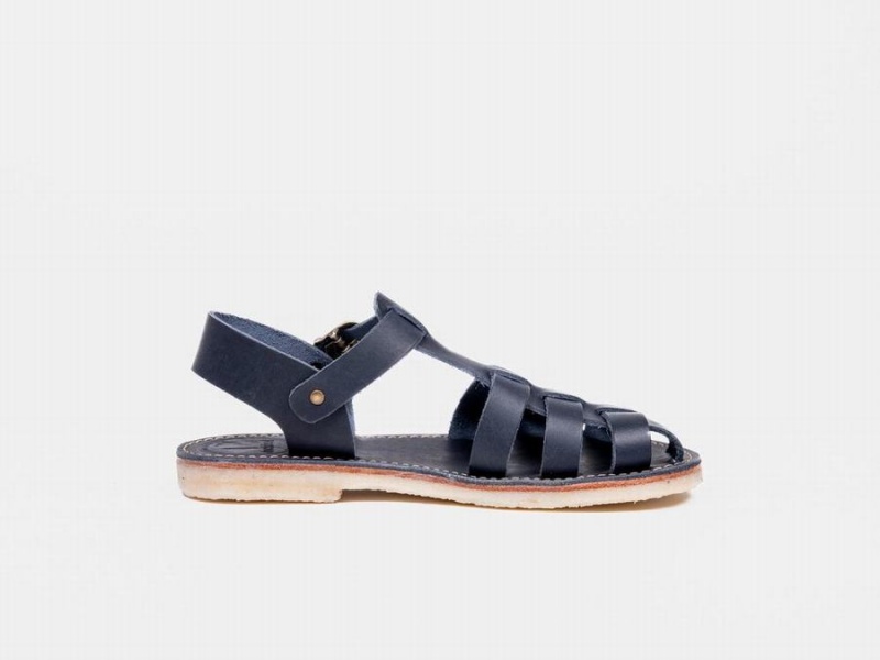 Blue Duckfeet Ringkobing Men's Sandals | UMK6651TJ