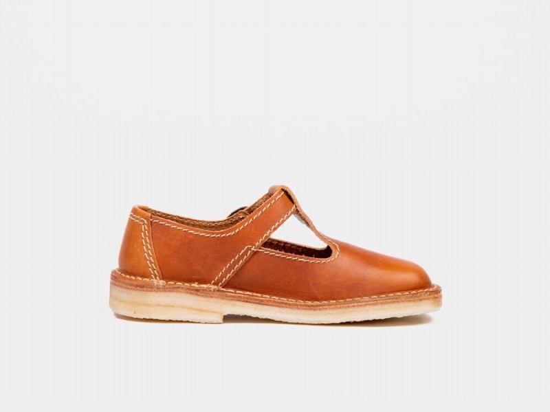 Brown Duckfeet Lolland Women's Mary Jane Shoes | PUA8195RM