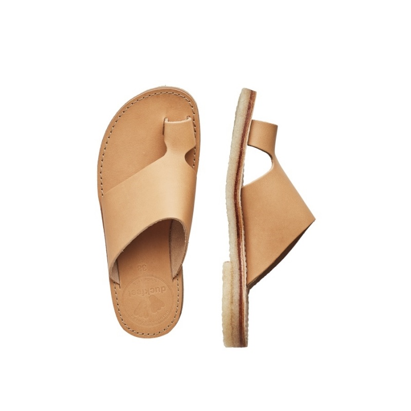 Brown Duckfeet Mando Women's Sandals | EOK191PQ