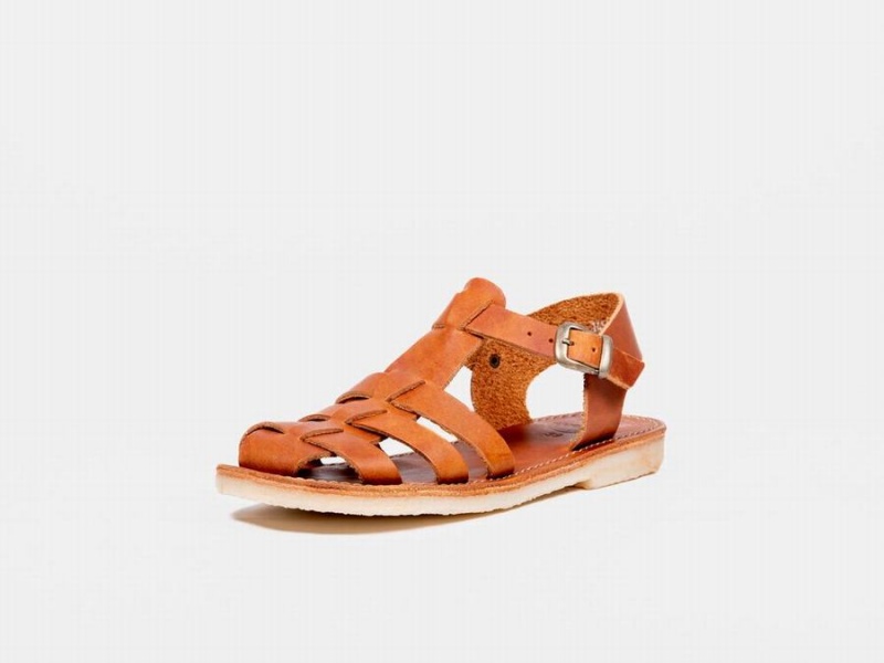 Brown Duckfeet Ringkobing Men's Sandals | MCM129BM