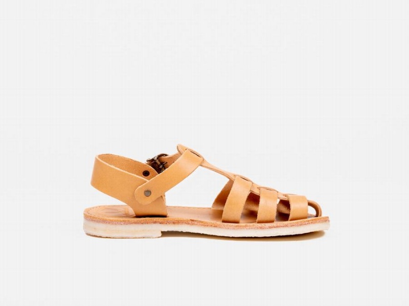 Brown Duckfeet Ringkobing Men's Sandals | ZXO6029AW