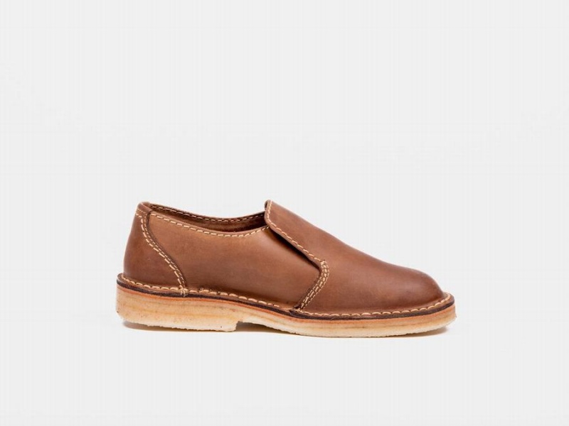 Dark Brown Duckfeet Falster Men's Loafers | POJ1085UO