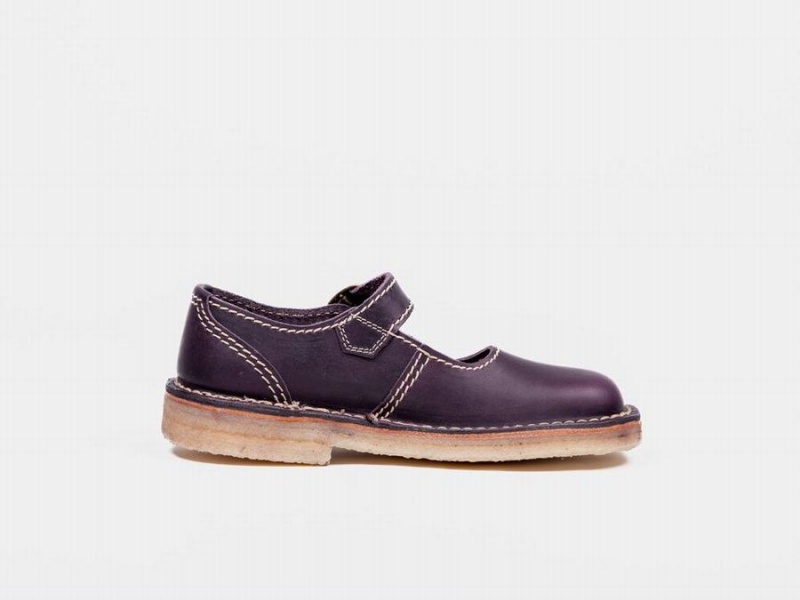 Dark Purple Duckfeet Himmerland Women's Mary Jane Shoes | TAW8629FQ