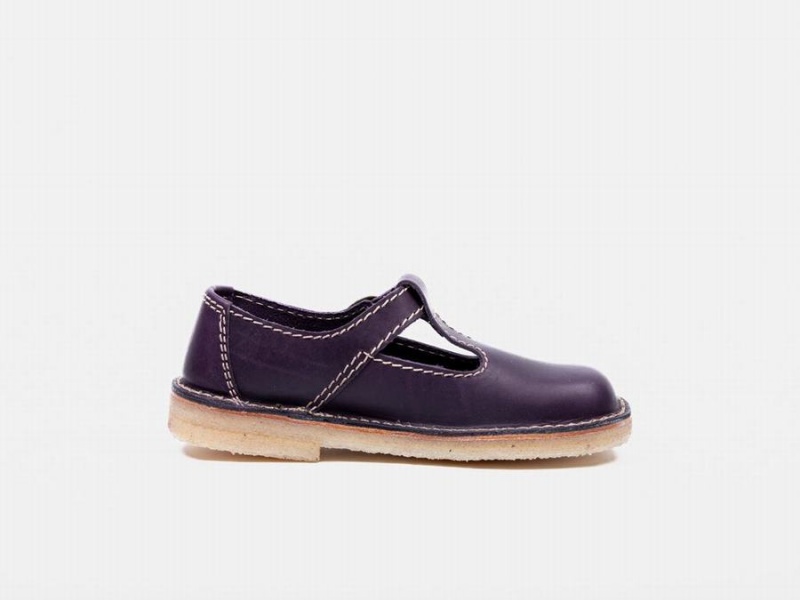 Dark Purple Duckfeet Lolland Women's Mary Jane Shoes | PDE947NR