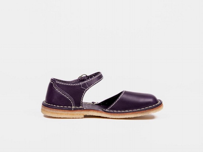 Dark Purple Duckfeet Mols Women's Mary Jane Shoes | TJE6523OU