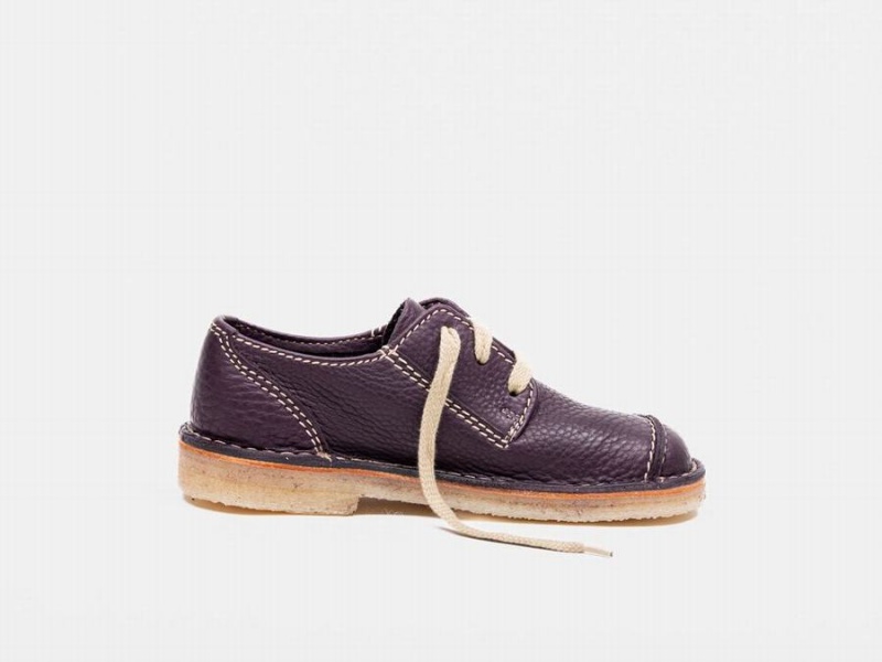 Dark Purple Duckfeet Svendborg Men's Lace Up Shoes | OVE1532ZE