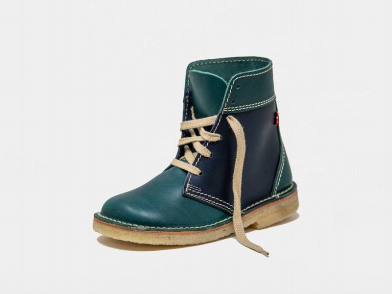 Green Blue Duckfeet Faborg Men's Boots | YTV906PS