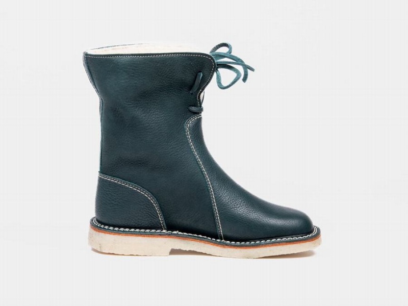 Green Duckfeet Arhus Women's Boots | LIJ1058AY