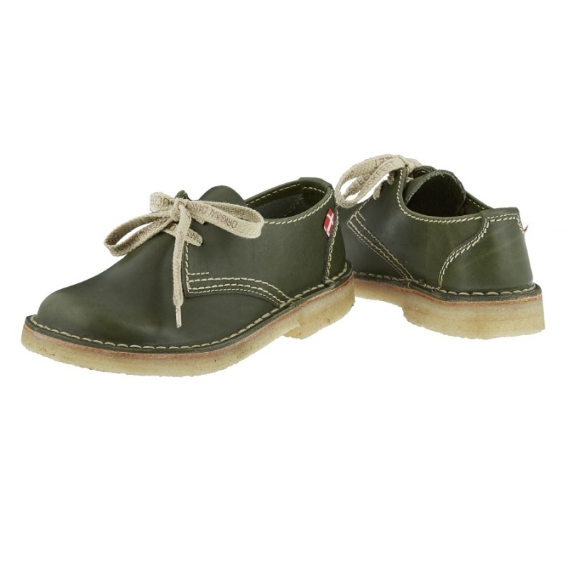 Green Duckfeet Jylland Women's Lace Up Shoes | WOL8494UL