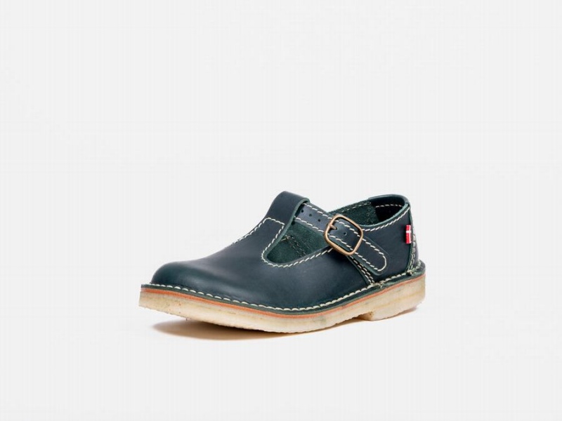 Green Duckfeet Lolland Women's Mary Jane Shoes | SDC2466XK