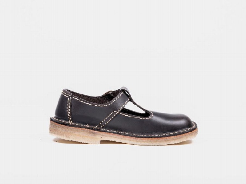 Grey Black Duckfeet Lolland Women's Mary Jane Shoes | MAY7241MN