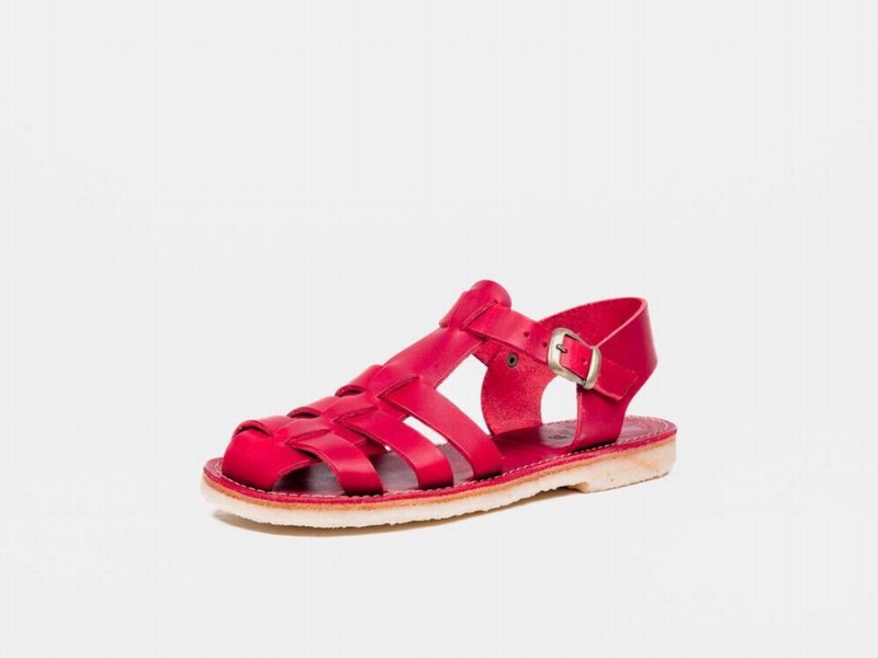 Pink Duckfeet Ringkobing Men's Sandals | TDZ5996JG