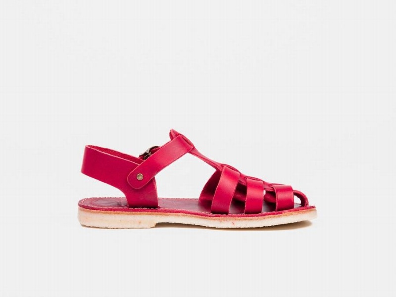 Pink Duckfeet Ringkobing Men's Sandals | TDZ5996JG