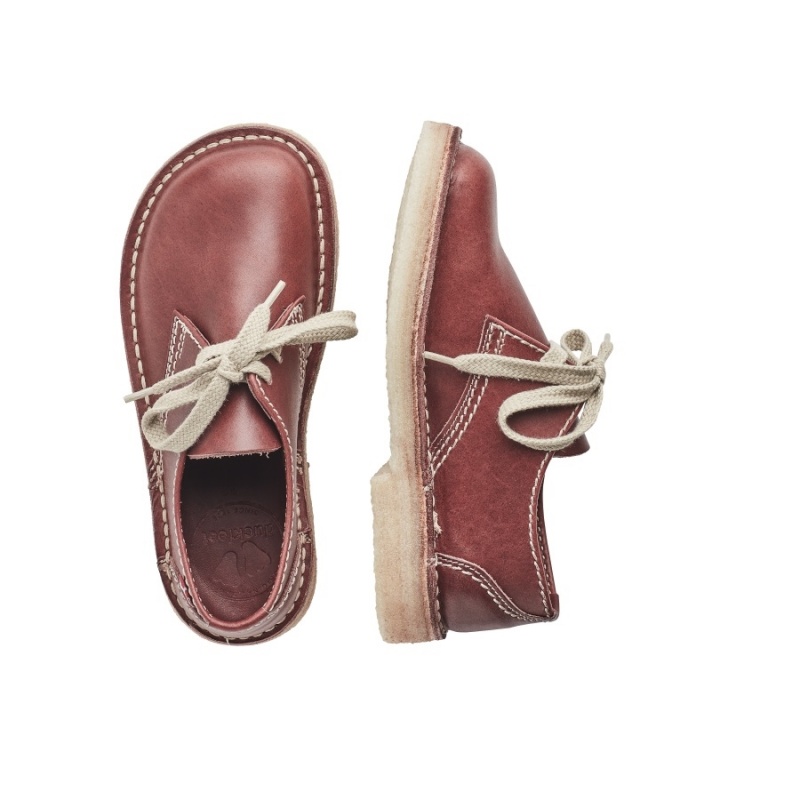 Red Brown Duckfeet Jylland Men's Lace Up Shoes | RZQ9019QZ