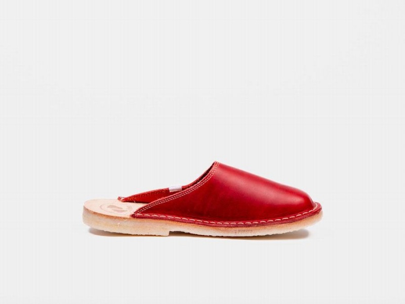 Red Duckfeet Blavand Men's Slippers | FOQ7979ZH