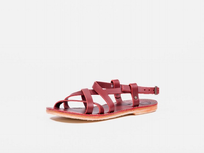 Red Duckfeet Bornholm Men's Sandals | CKU6318RM