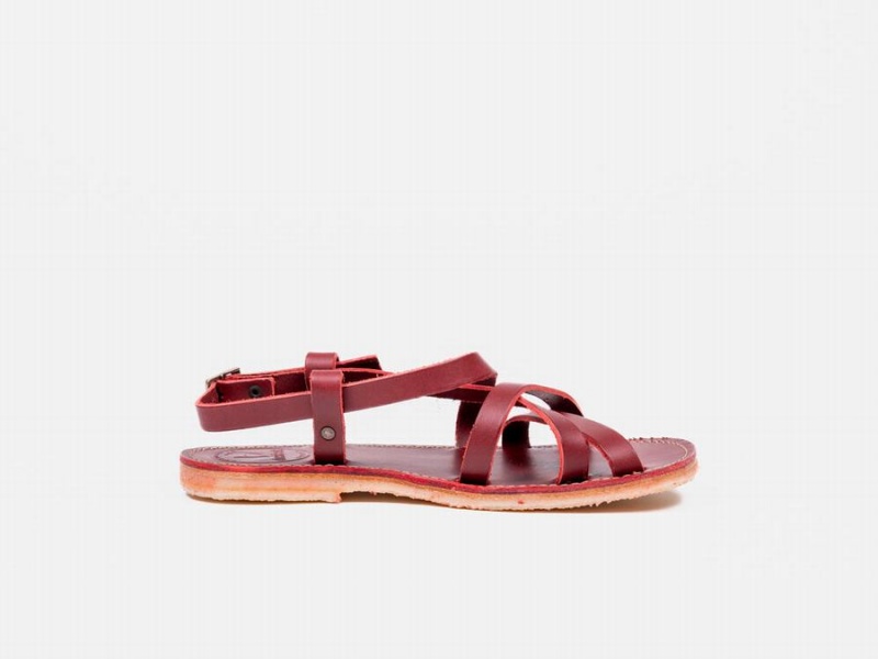 Red Duckfeet Bornholm Men's Sandals | CKU6318RM