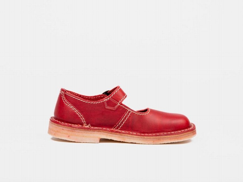 Red Duckfeet Himmerland Women's Mary Jane Shoes | NBB4757GN