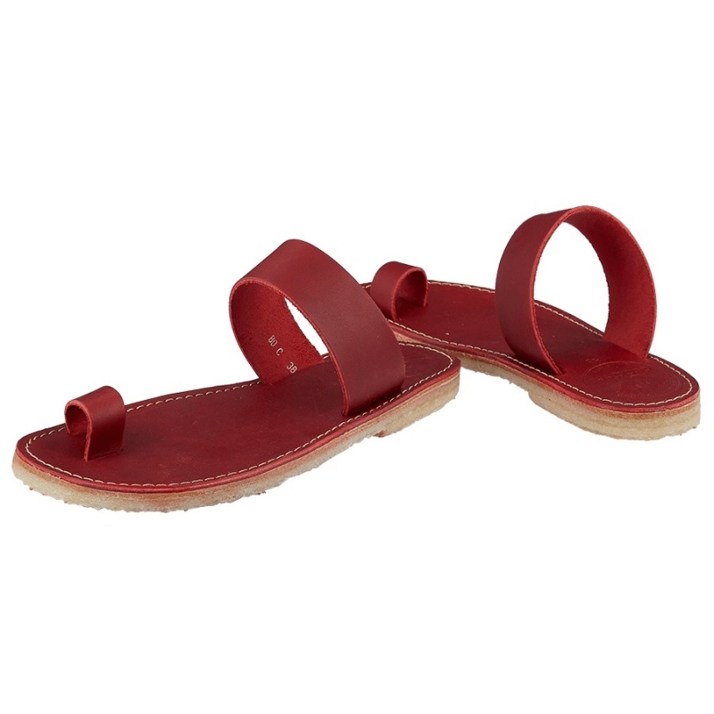 Red Duckfeet Laeso Men's Sandals | OOQ1751OJ