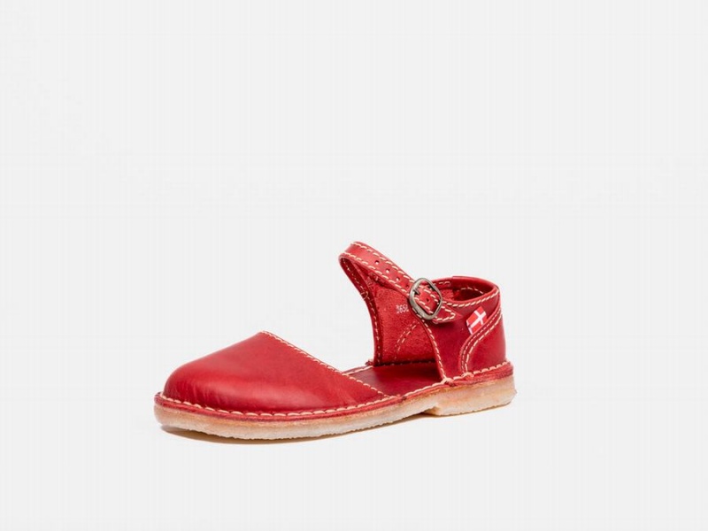 Red Duckfeet Mols Women's Mary Jane Shoes | EXA451TA