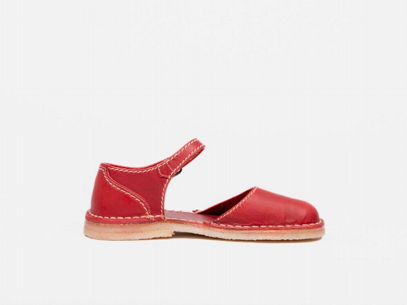 Red Duckfeet Mols Women's Mary Jane Shoes | EXA451TA