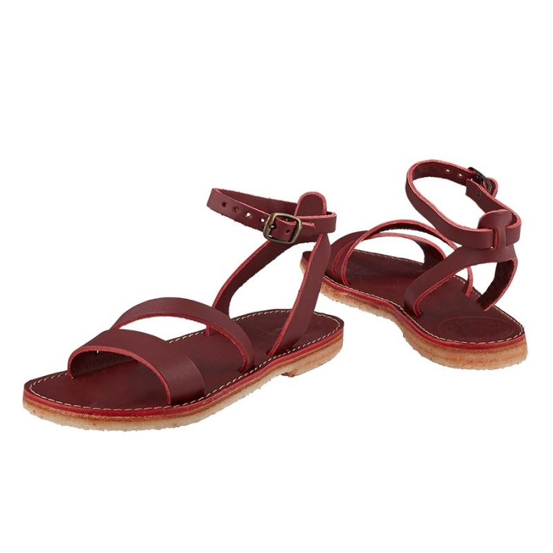 Red Duckfeet Skaerbaek Women's Sandals | JWF1020WD