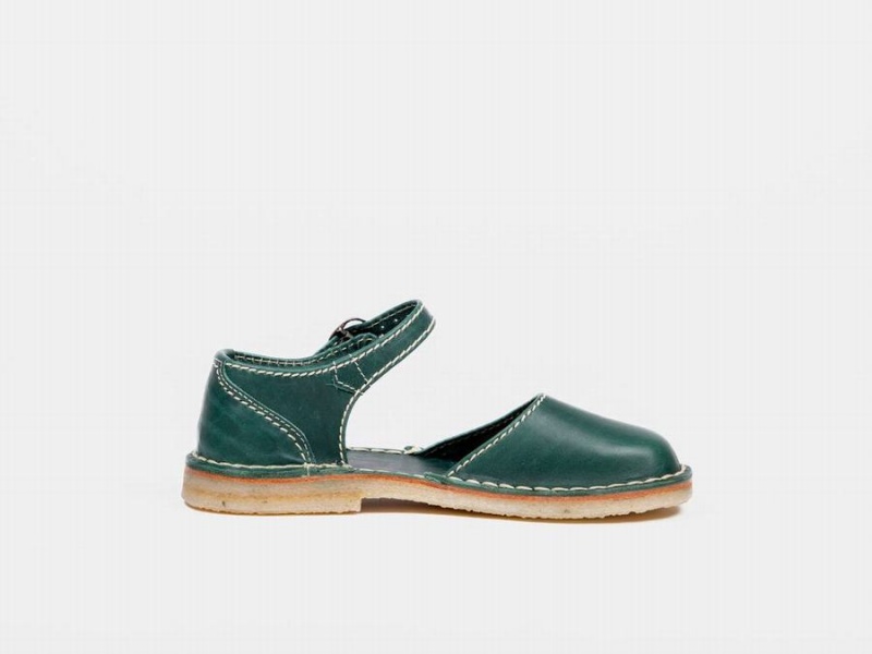 Turquoise Green Duckfeet Mols Women's Mary Jane Shoes | EVQ2861SQ